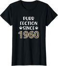 Purrfection Since 1960 61st Birthday Leopard Cheetah Print Apparel Premium Print Hot Right Now