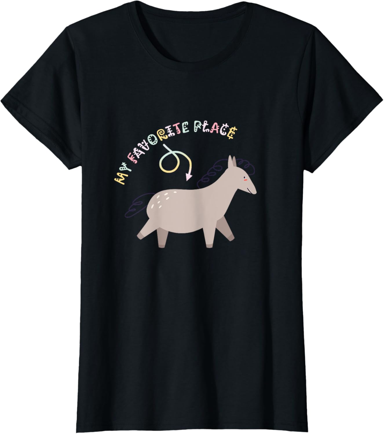 Cute My Favorite Place Horse Riding Horse Lover Apparel | Trending 2025 | Customer Favorite