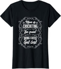 Womens Crochet Funny Mom Is Crocheting Be Quiet Bring Coffee Yarn Yarn Supply | Viral US Pick | High CTR Title