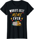 Womens Worlds Best Mimi Ever Fall Leopard Cheetah Print Pumpkin Apparel Trending US US Top Pick