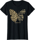 Christian Spanish Bible Verse Cheetah Print Butterfly Lovers Apparel Comfort Fit Hot Right Now
