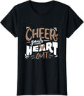 Funny Cheerleading Daughter Leopard Cheetah Print Cheer Mom Apparel Premium Print Best Seller Look