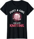 Just A Girl Who Loves Knitting Yarn Yarn Supply | Top Rated | High CTR Title