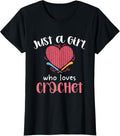 Just A Girl Who Loves Crochet Heart Yarn Yarn Supply | Trending 2025 | Customer Favorite