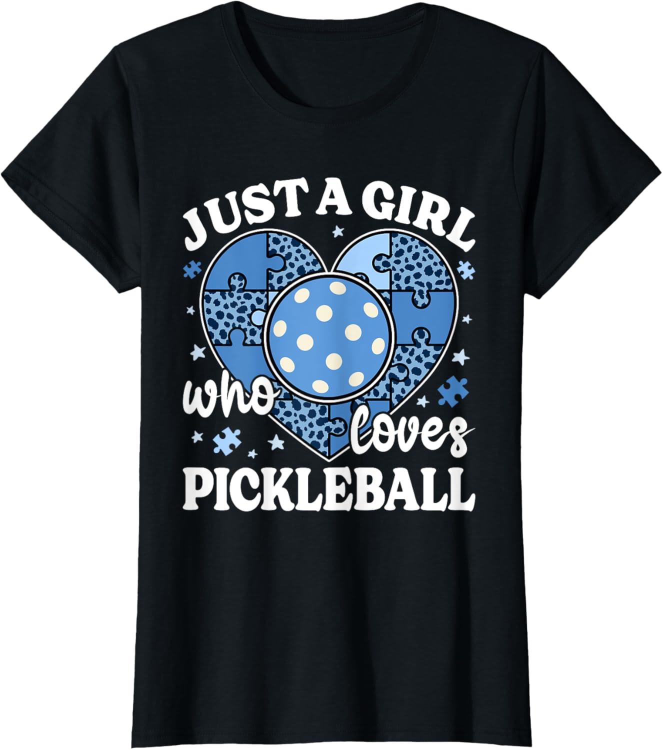 Just A Girl Who Loves Pickleball Cheetah Print Pickleball Apparel High Search Demand US Top Pick