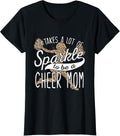 Funny Cheerleading Mom Leopard Cheetah Print Cheer Mom Apparel High Search Demand Hot Right Now