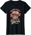 Womens Behind Every Knitter Is A Pile Of Yarn Yarn Supply | Trending 2025 | Perfect for Crafters