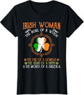 Irish Woman The Soul of A Witch Tshirt St Patrick's Day Gift T-Shirt | Trending 2025