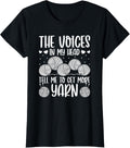 Crochet Funny Crocheting The Voices Tell Me To Get More Yarn Yarn Supply | Viral US Pick | High CTR Title