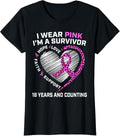 16 Years Breast Cancer Free Cute Cheetah Print Pink Survivor Apparel Streetwear Style Hot Right Now