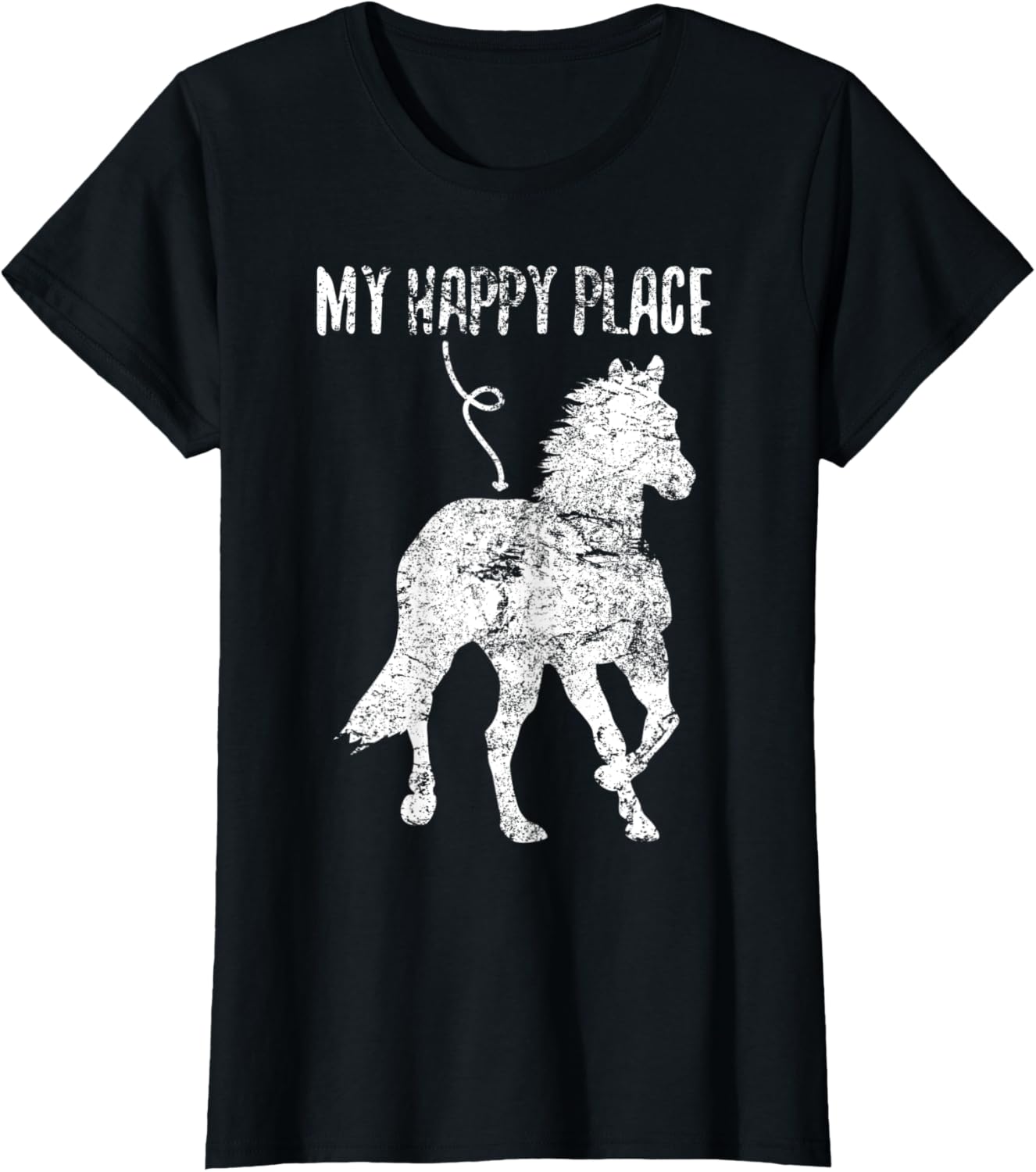 Horse Back Happy Place Girl Apparel | High Search Volume | High CTR Boost