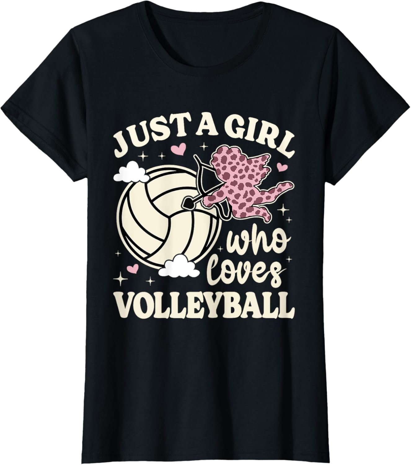 Just A Girl Who Loves Volleyball Cheetah Print Volleyball Apparel Streetwear Style Hot Right Now
