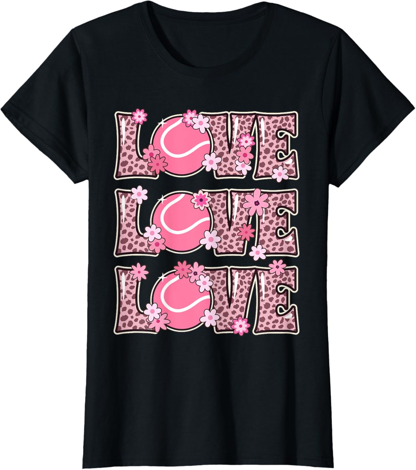 Love Tennis Lover Outfit Women Teen Girls Kids Cute Tennis T Shirt Comfort Fit Fan Favorite