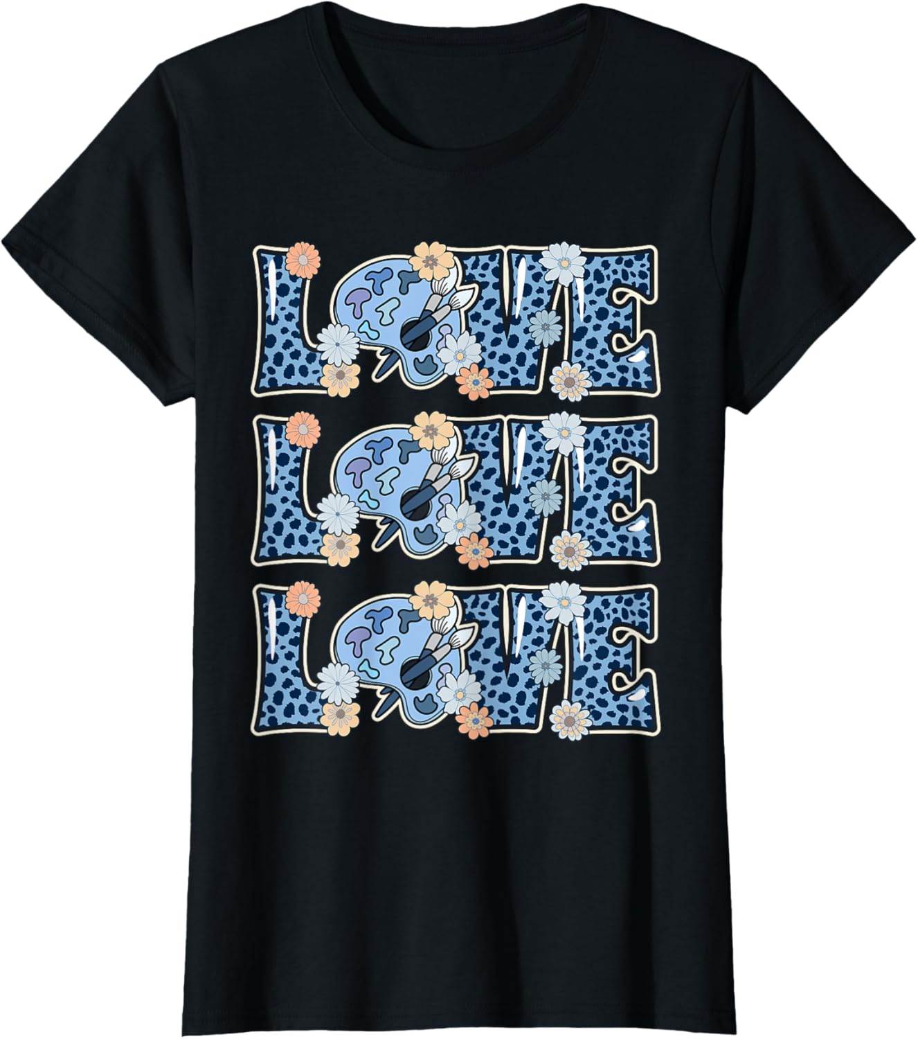 Art Lover Artist Outfit Women Kids Art Love Cute Art Teacher Apparel Premium Print Everyday Wear