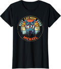 Michael Best Cat Mom Ever Funny Custom Personalized Name T-Shirt for Women T-Shirt | US Best Seller