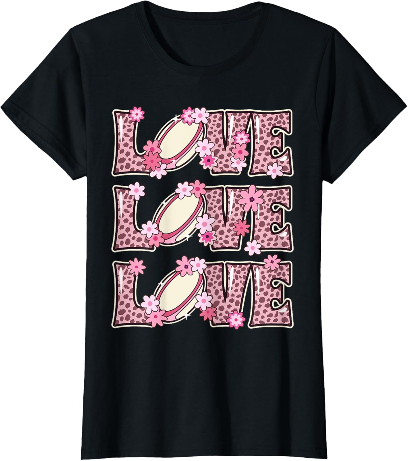 Love Rugby Lover Outfit Women Teen Girls Kids Cute Rugby T Shirt Viral TikTok Find Best Seller Look