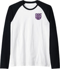 Purple Leopard Print Pocket Design a wild cat lover Raglan Baseball Tee T Shirt Premium Print Best Seller Look