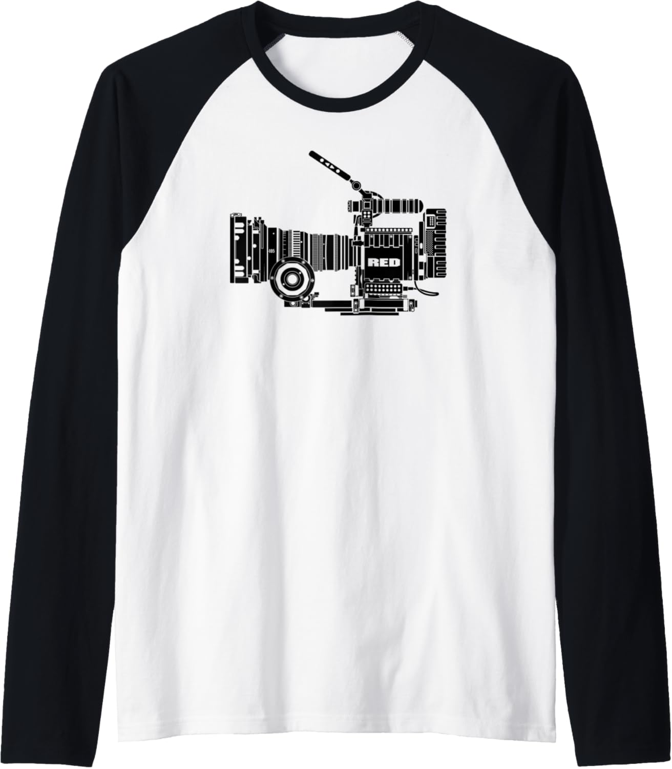 Filmmaker T Shirts Gifts For Videographers Raglan Baseball Tee T-Shirt | Best Seller Pick | Perfect Gift Idea