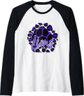Lions Purple Black Cheetah School Sports Fan Team Spirit Raglan Baseball Tee T Shirt High Search Demand US Top Pick