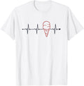 Ice Cream Heartbeat Maker Gelato Frozen Dessert Ice Cream Apparel | Trending 2025 | Must-Have Style