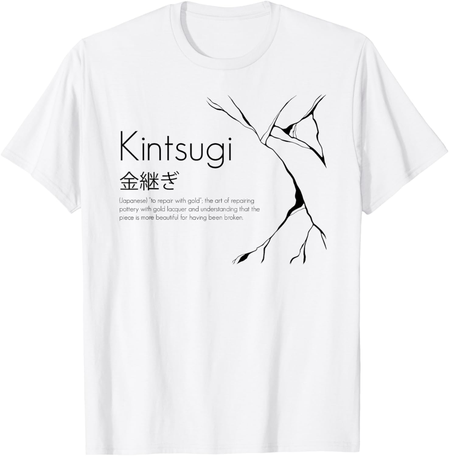Kintsugi definition Japanese Pottery Art Repair Apparel | Best Seller Pick | Comfort Daily Wear