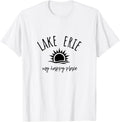 Lake Erie Great Lakes My Happy Place Boating Fishing Camping Apparel | US Viral Pick | Aesthetic Casual Look