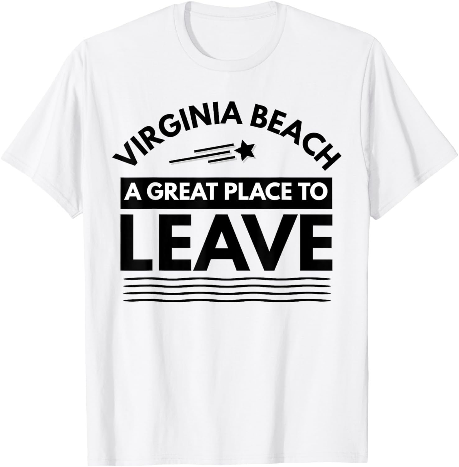 Funny Virginia Beach A Great Place To Leave Vintage Virginia Men Women Kids Apparel | Top Conversion Title | Customer Favorite