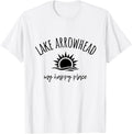 Lake Arrowhead My Happy Place CA Boating Fishing Sailing Apparel | US Viral Pick | Daily Wear Essential