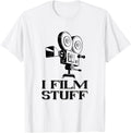 I Film Stuff Projector Filmmaking Cinematography Filmmaker Apparel | Best Seller Pick | Comfort Daily Wear