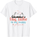 The Lake Is My Happy Place Summer Sun Outdoors Adventure Men Women Kids Apparel | Premium Quality | Customer Favorite