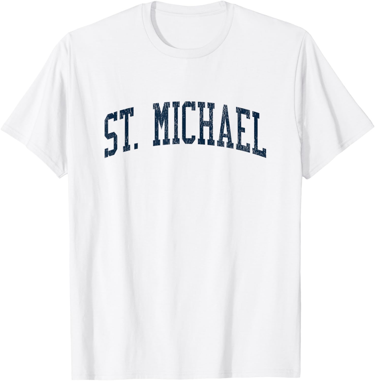 St. Michael AK Vintage Athletic Sports JSN2 Navy Print Apparel | Viral Streetwear Style