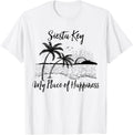 Florida Beach My Place Of Happiness - Siesta Key Apparel | Bestseller Style | Top Rated Comfort