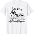 New Jersey Beach My Place Of Happiness - Cape May Apparel | Premium Quality | Perfect Gift Choice