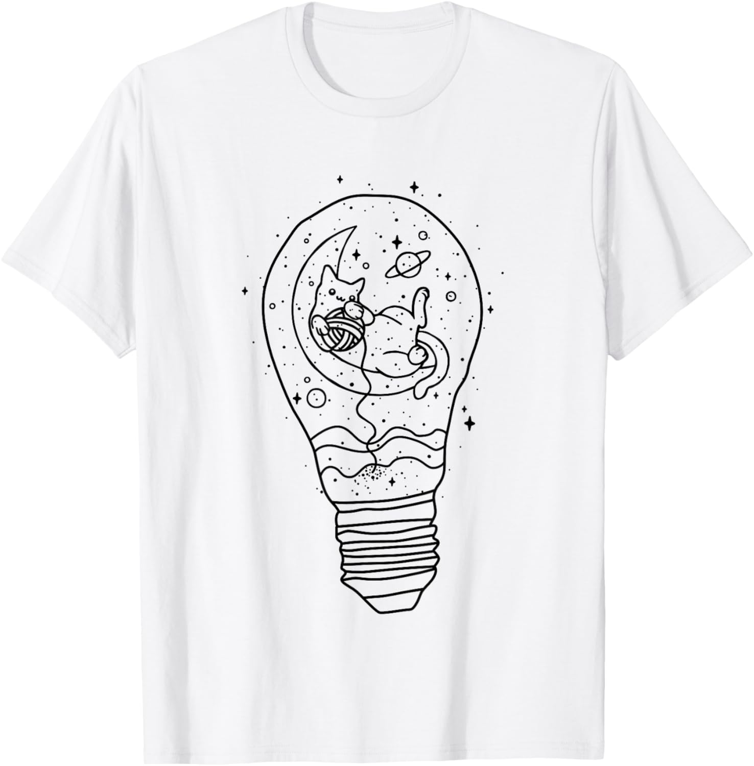 Space Cat in Light Bulb Playing Yarn Yarn Supply | High Search Volume | High CTR Title