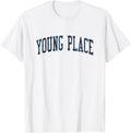 Young Place NM Vintage Athletic Sports JSN2 Navy Print Apparel | Trending 2025 | Daily Wear Essential