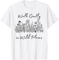 Walk Gently in Wild Places Black & White Wildflower Apparel | High Search Volume | Customer Favorite
