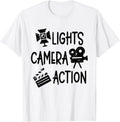 Lights Camera Action Movie Maker Film Director Apparel | High Search Volume | Must-Have Style