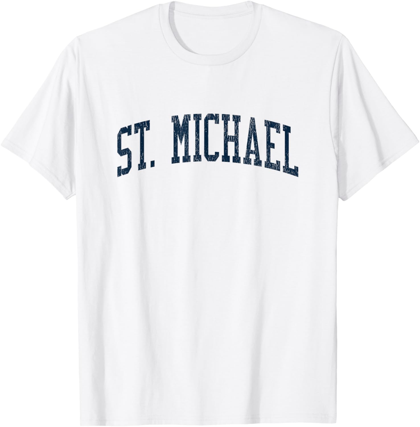 St. Michael PA Vintage Athletic Sports JSN2 Navy Print Apparel | US Best Seller
