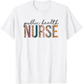 Public Health Nurse Colorful Leopard Cheetah Print Apparel Trending US Gift Ready