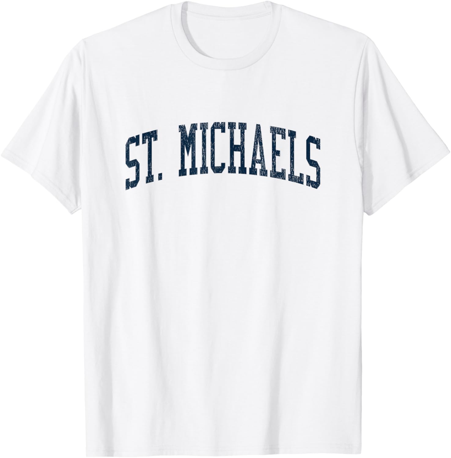 St. Michaels AZ Vintage Athletic Sports JSN2 Navy Print Apparel | Trending 2025