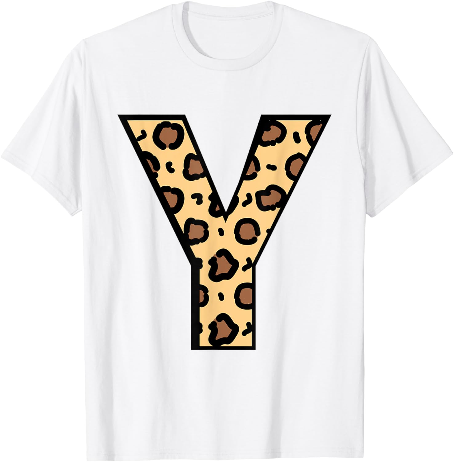 Awesome Letter Y Initial Name Leopard Cheetah Animal Print Apparel Streetwear Style Everyday Wear