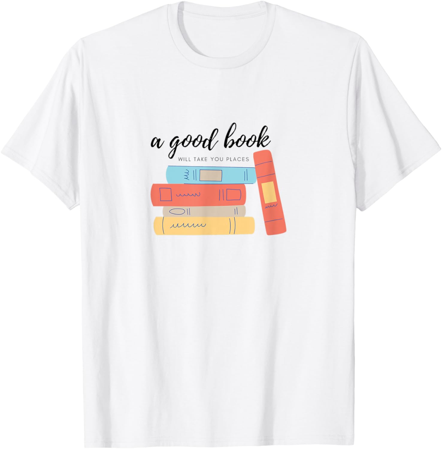 A Good Book Will Take You Places Apparel | Premium Quality | Aesthetic Casual Look