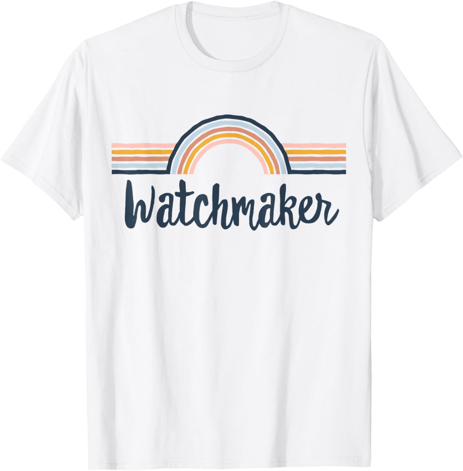 Watchmaker boho Rainbow, Cool Matching Watchmaker Team Apparel | High Search Volume | Perfect Gift Idea
