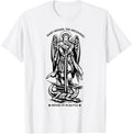 Saint Michael the Archangel Defend Us In Battle Apparel | Trending 2025