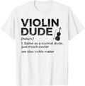 Funny Violin Dude Definition Violinist Treble Maker Apparel | Trending 2025 | Aesthetic Fit