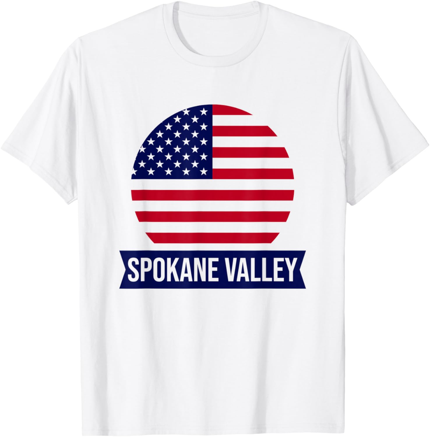 SPOKANE VALLEY - USA - American place name US flag design Apparel | High Search Volume | Perfect Gift Choice