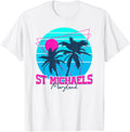Beach Coastal City Vacation Souvenir St Michaels Men Women Kids Apparel | Viral Streetwear Style