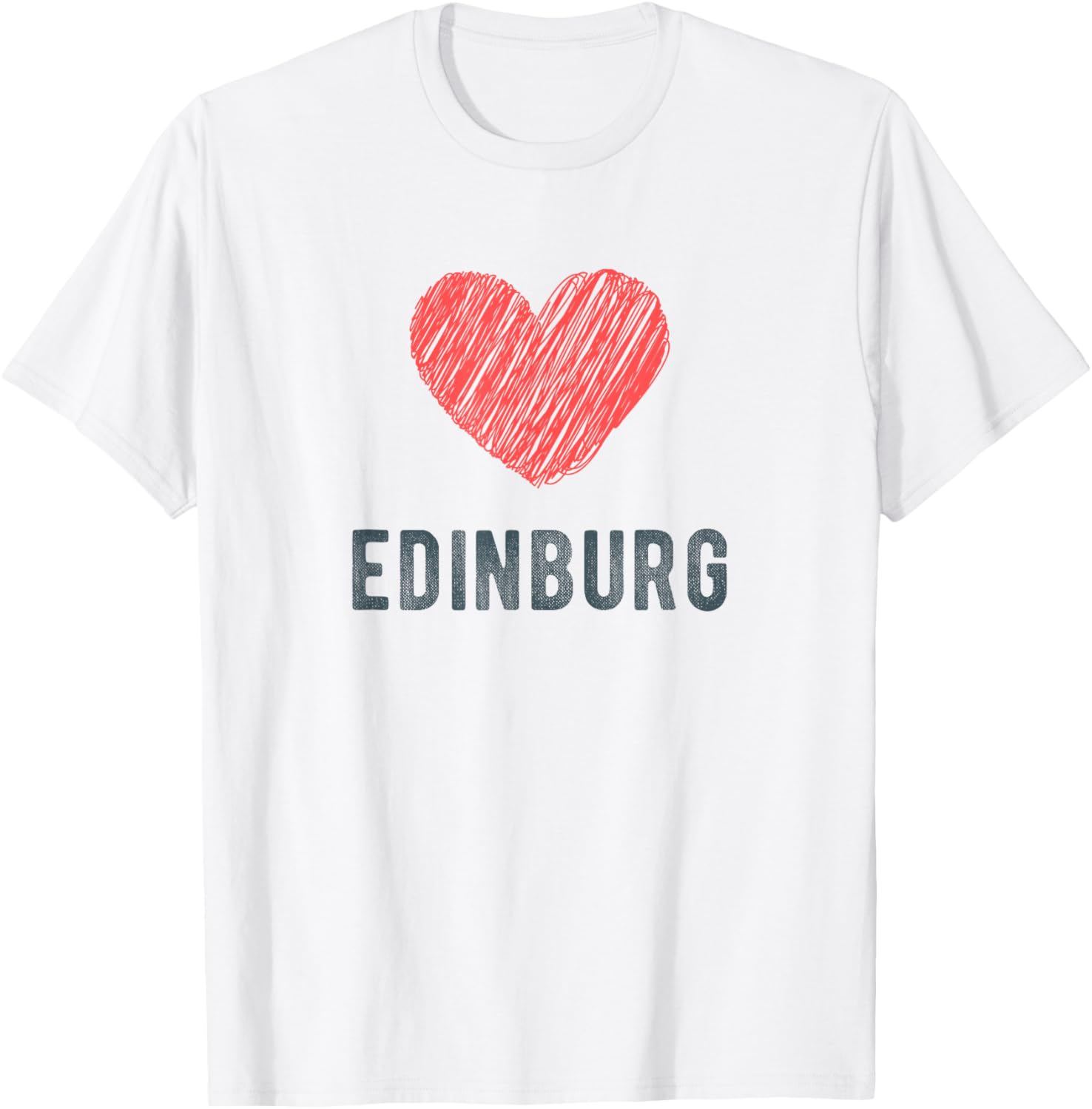 Edinburg Heart Love Favorite City or Place Apparel | Google Shopping Optimized | Daily Wear Essential