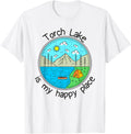 Fishing Boating Camping - My Happy Place Torch Lake Apparel | Bestseller Style | Top Rated Comfort