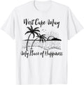New Jersey Beach My Place Of Happiness - West Cape May Apparel | Trending 2025 | Aesthetic Casual Look